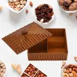 Plastic Multipurpose Dry Fruit Chocolates Mouth Box (1 Pc)