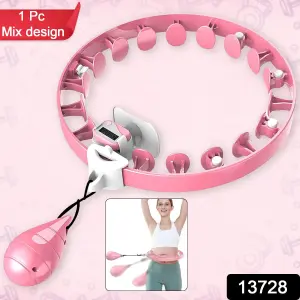 Smart Fitness Hula Hoops with Spinning Ball and Intelligent Counter 1 Pc